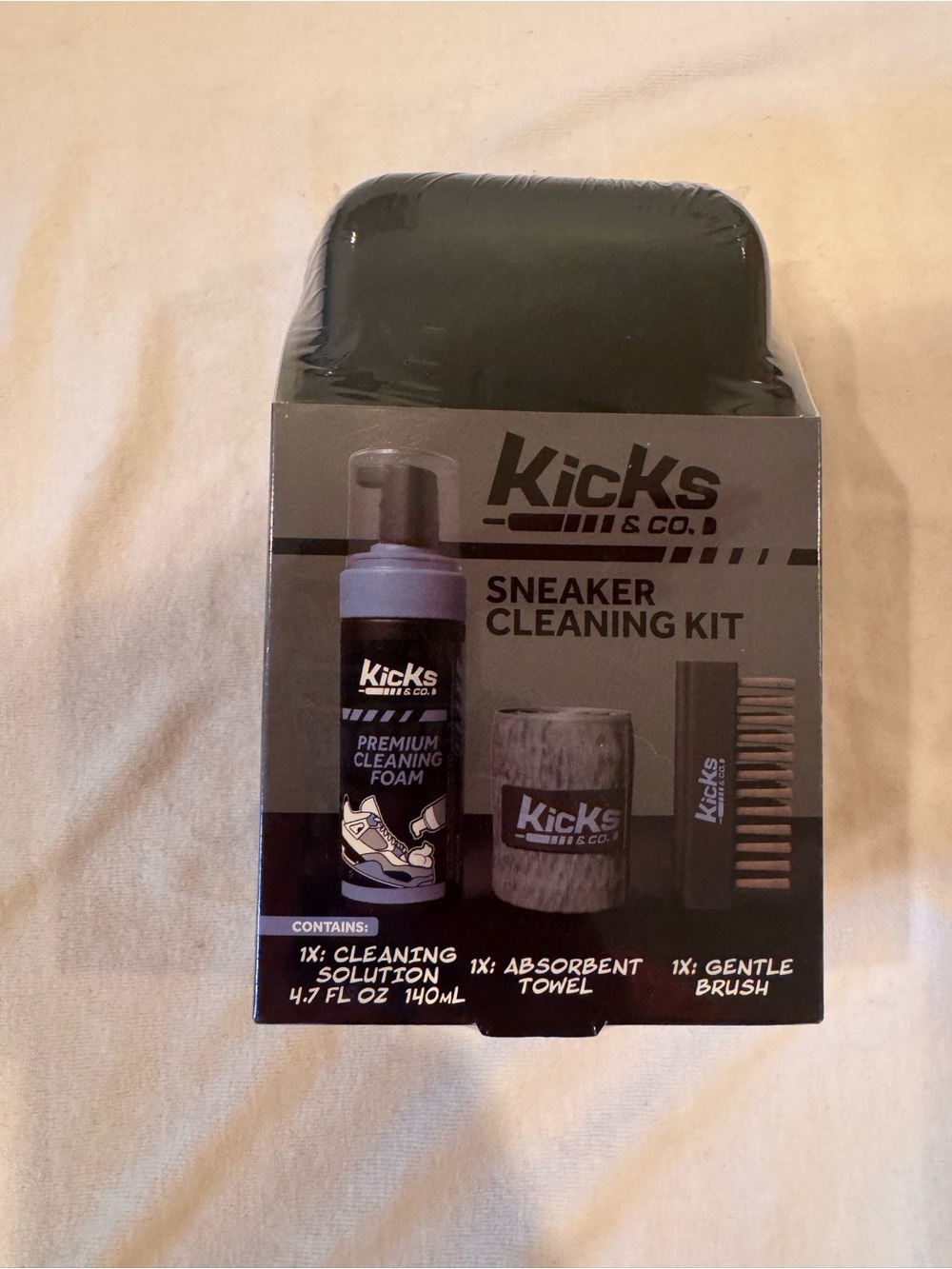 Kicks For Gents Sneaker Cleaning Kit - Black, Gray